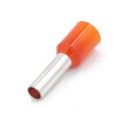 Embout de fil pré isolé 4mm² (bte de 100pces) (la pièce)