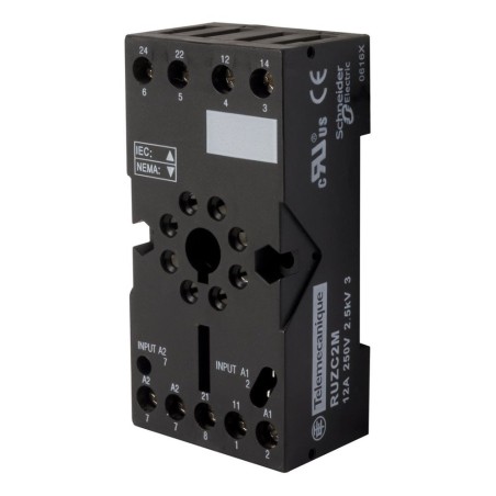 Embase pour relais de puissance enfichable RUMC2