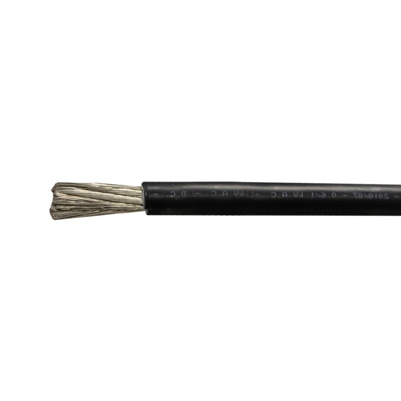 Cable solaire noir 25mm²-1000V