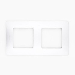 Niloe plaque argent 2 postes