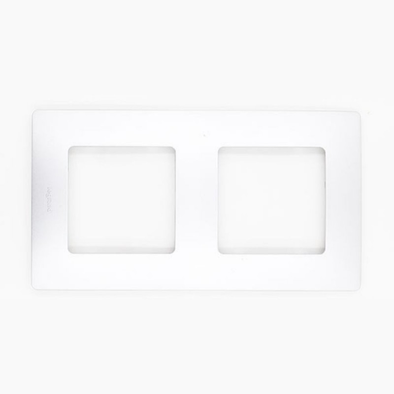 Niloe plaque argent 2 postes