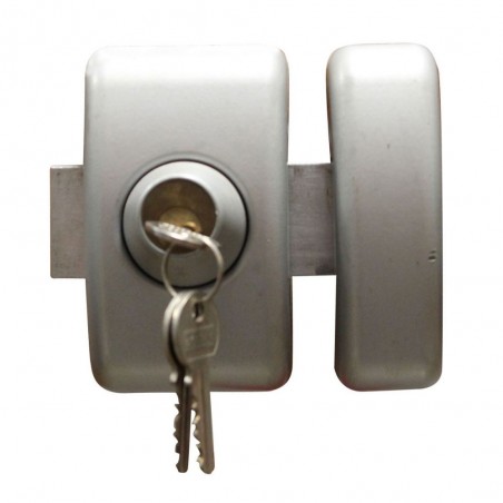 Verrou universel cylindre argent*