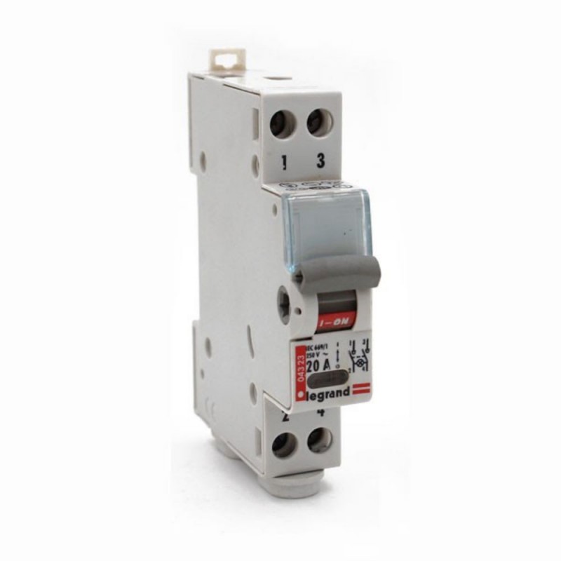 Interrupteur 2P-20A à voyant