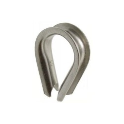 Cosse cur acier zingué 8mm