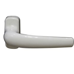 Bequille alu verni blanc