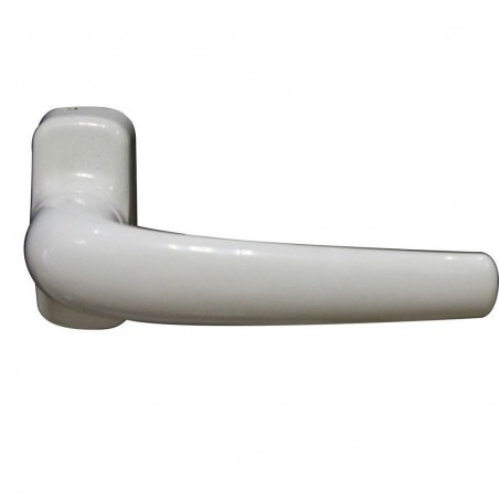 Bequille alu verni blanc