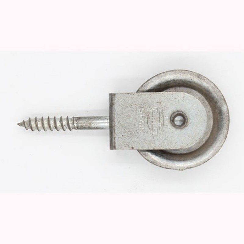 Poulie à vis D40mm métallique*