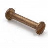 Vis de relieur en cuivre 30mm