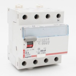 Interrupteur différentiel 4P 40A 300mA