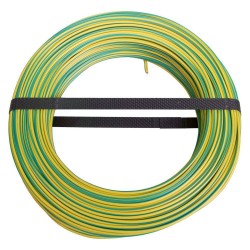 Cable isolé souple 1.5mm² v-j (100ml) *