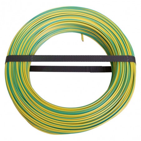 Cable isolé souple 1.5mm² v-j (100ml) *