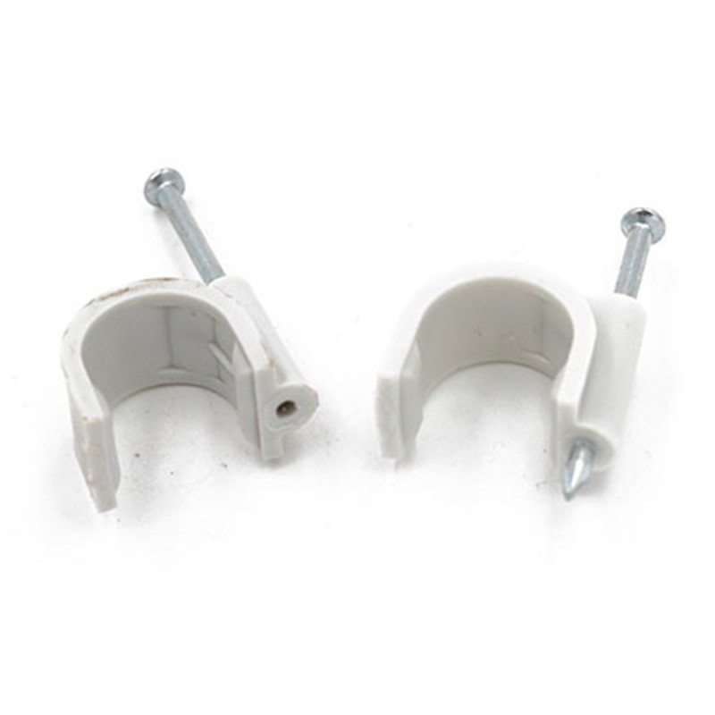 Attaches pontets Fixfor Inovac pour câble rond Ø16mm grise (boîte de 100)