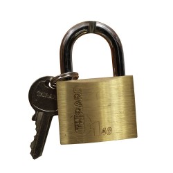 Cadenas laiton 40mm type1 (2 clés)*