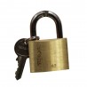 Cadenas laiton 40mm type1 (2 clés)*