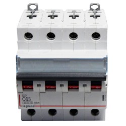 Disjoncteur magnétothermique DX3 6000 63A modulaire