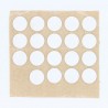 Cache vis plastique blanc (palette de 20pcs)*