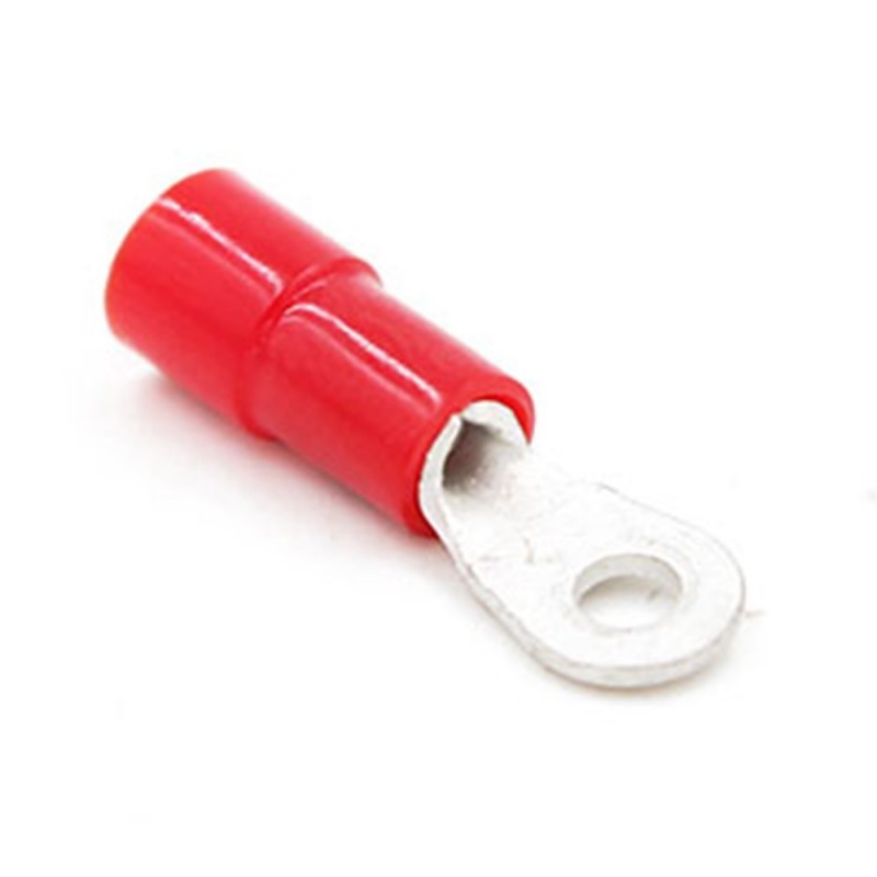 Cosse à oeil 0.5-1.5mm² borne 2.5mm rouge (bte100pcs)