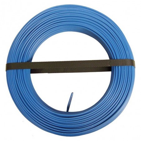 Cable isolé souple 6mm² bleu (rl de 100ml)
