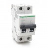 Disjoncteur 2P 10A courbe C iC60N Acti9