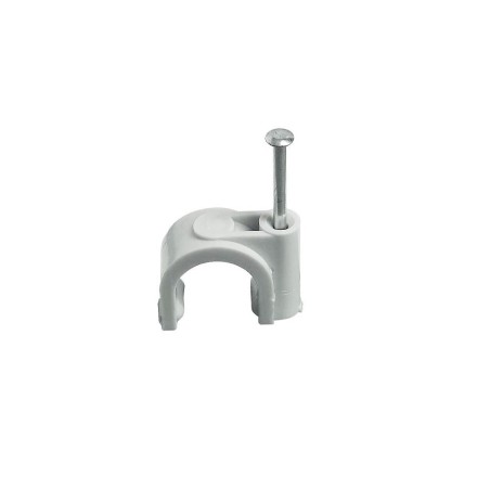 Attache Fixfor pour câble rond D9mm blanc