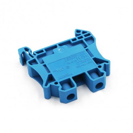 Bloc de jonction vissé bleu 10mm2