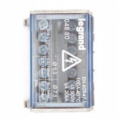 Repartiteur bipolaire 100A 4mod