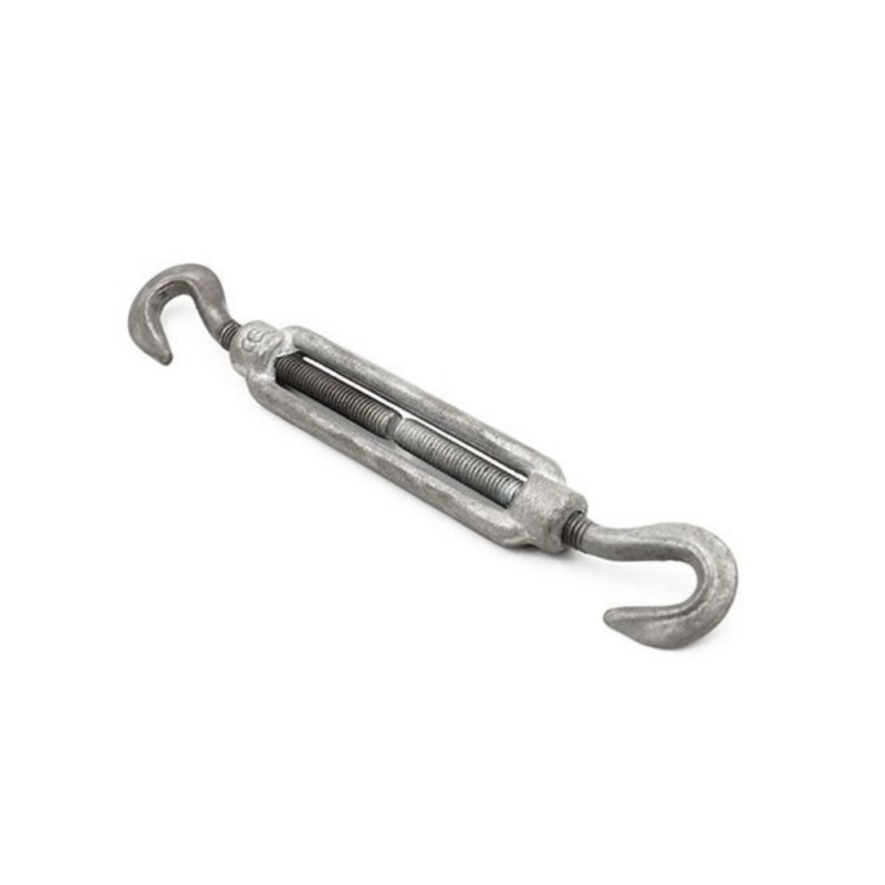 Tendeur à cage standard 2 crochets 4mm acier zingué