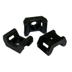 Embase collier cinturing noire - 100 pièces