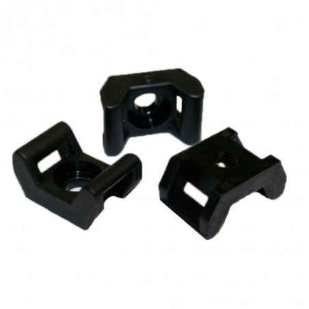 Embase collier cinturing noire - 100 pièces