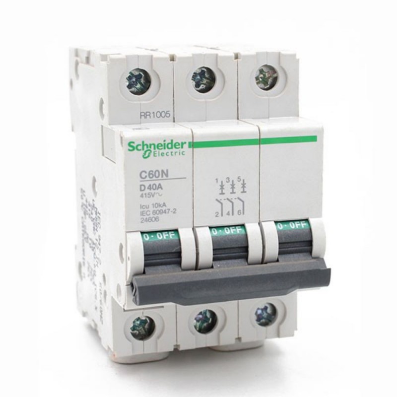 Disjoncteur C60N 3P 40A courbe D
