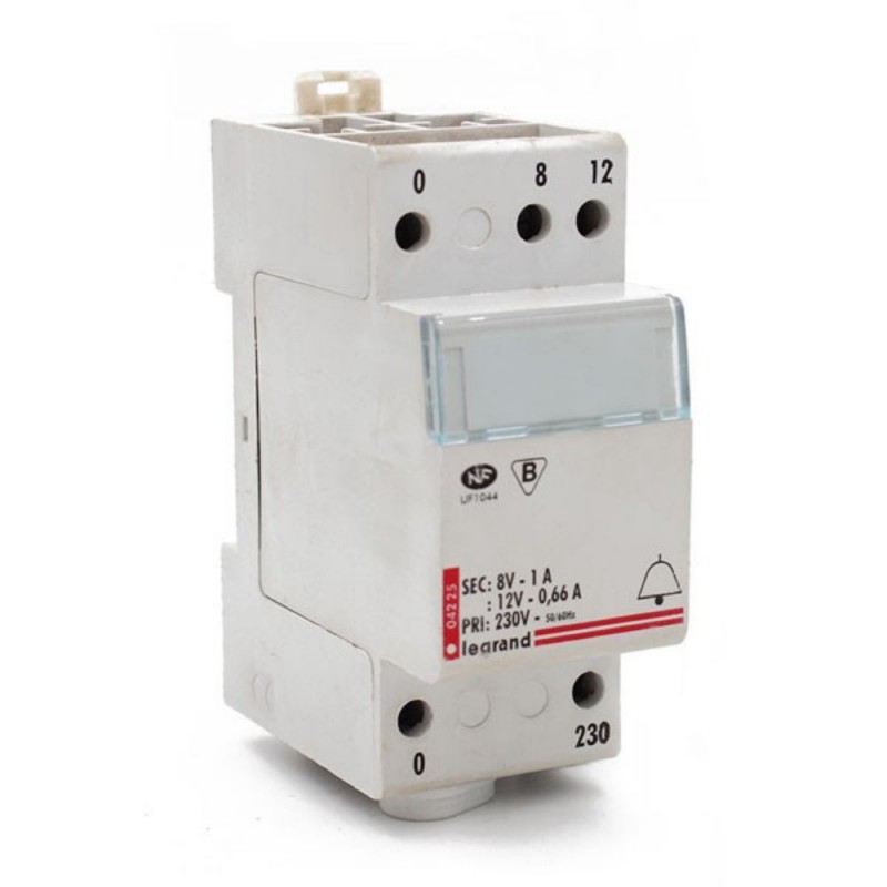 Transfo sonnerie 12-8v 12va