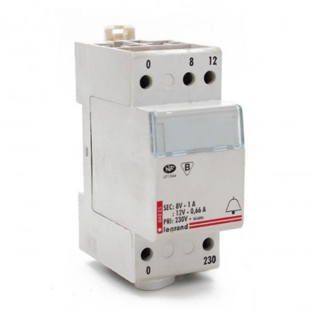 Transfo sonnerie 12-8v 12va
