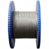 Câble âme textile gaine PVC cristal extérieur 3mm100M