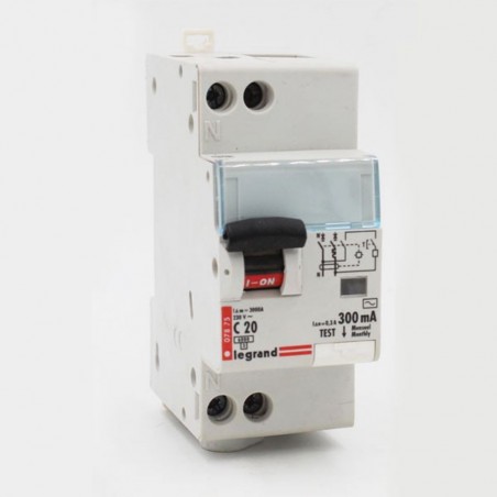 Disjoncteur différentiel monobloc DX3 20A