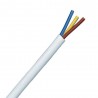 Cable souple blanc 3G2.5mm² (le ml)