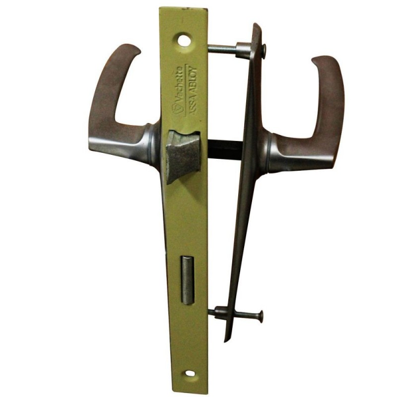 Garniture saumur chrome velour 1-2 tour G9015