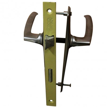 Garniture saumur chrome velour 1-2 tour G9015