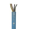 Subcable plat 4x1.5mm² bleue alimentaire*