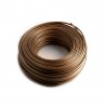 Cable isolé souple 1.5mm² marron (100ml)*