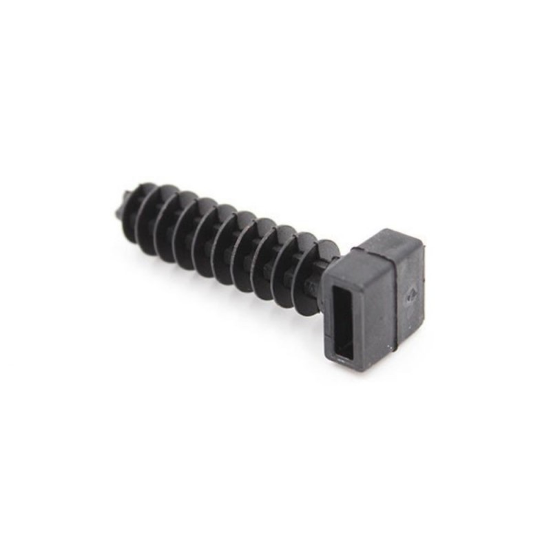 Embase-cheville à frapper pour collier cinturing noire