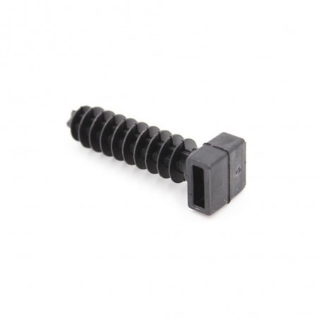 Embase-cheville à frapper pour collier cinturing noire