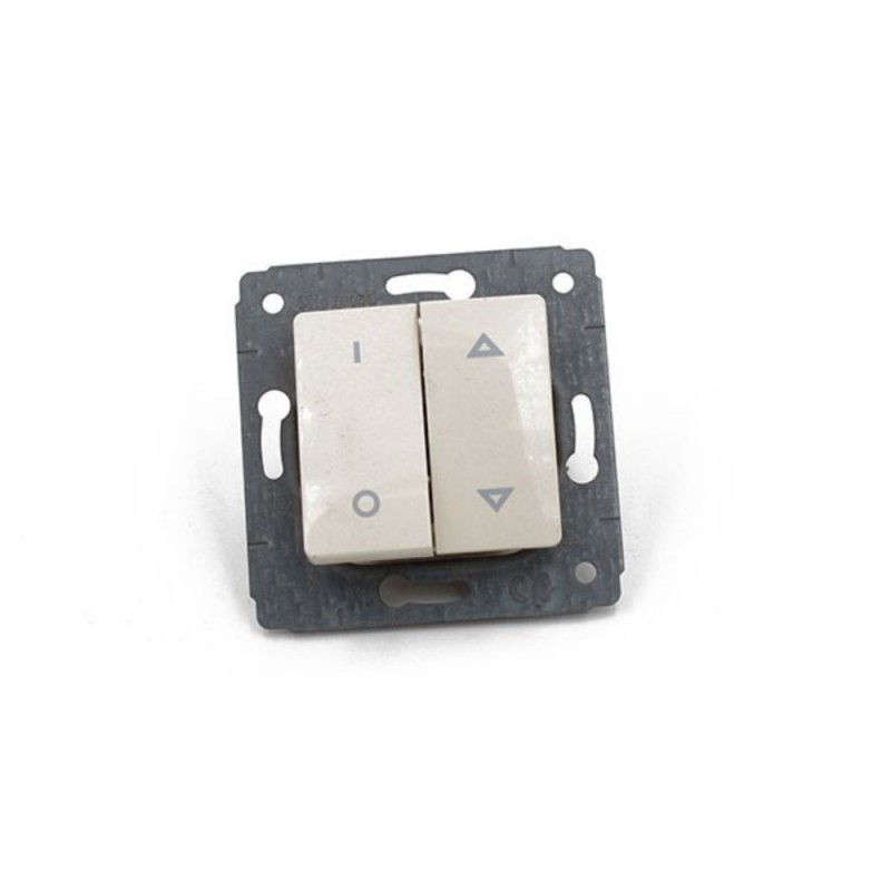 Cariva Interrupteur volet roulant ivoire