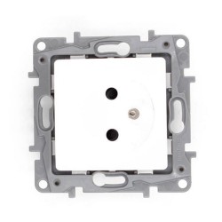 Niloe prise de courant 2P+T FB BA blanc