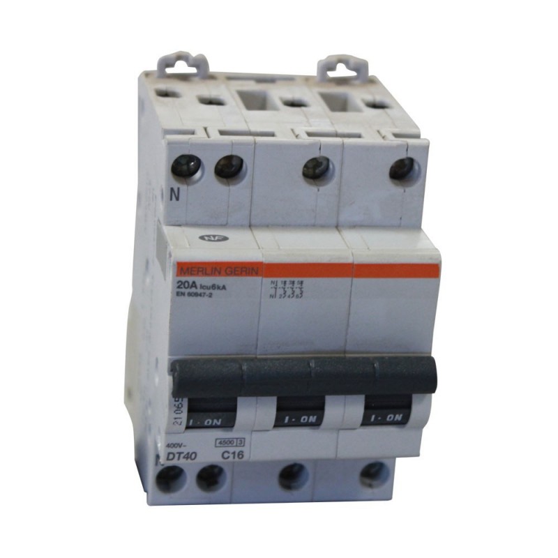 Disjoncteur DT40 3P+N 20A Courbe C