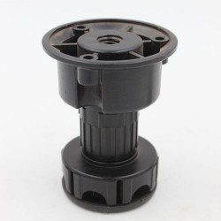 Vérin de meuble à vis noir H80mm