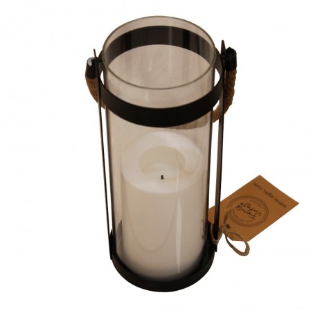 Lanterne RIVA 1 Led effet flamme blanc chaud d 14 h 25