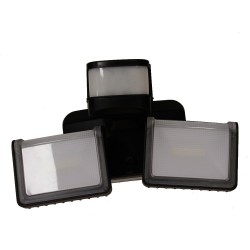 Projecteur solaire double avec détecteur de mouvement 24w 230v IP 54