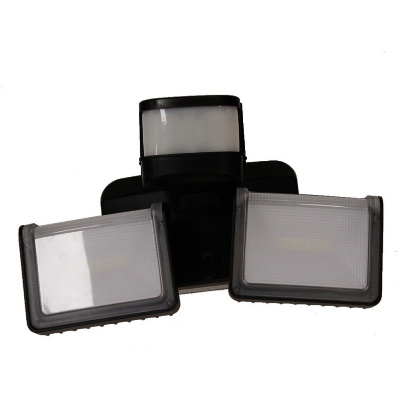 Projecteur solaire double avec détecteur de mouvement 24w 230v IP 54