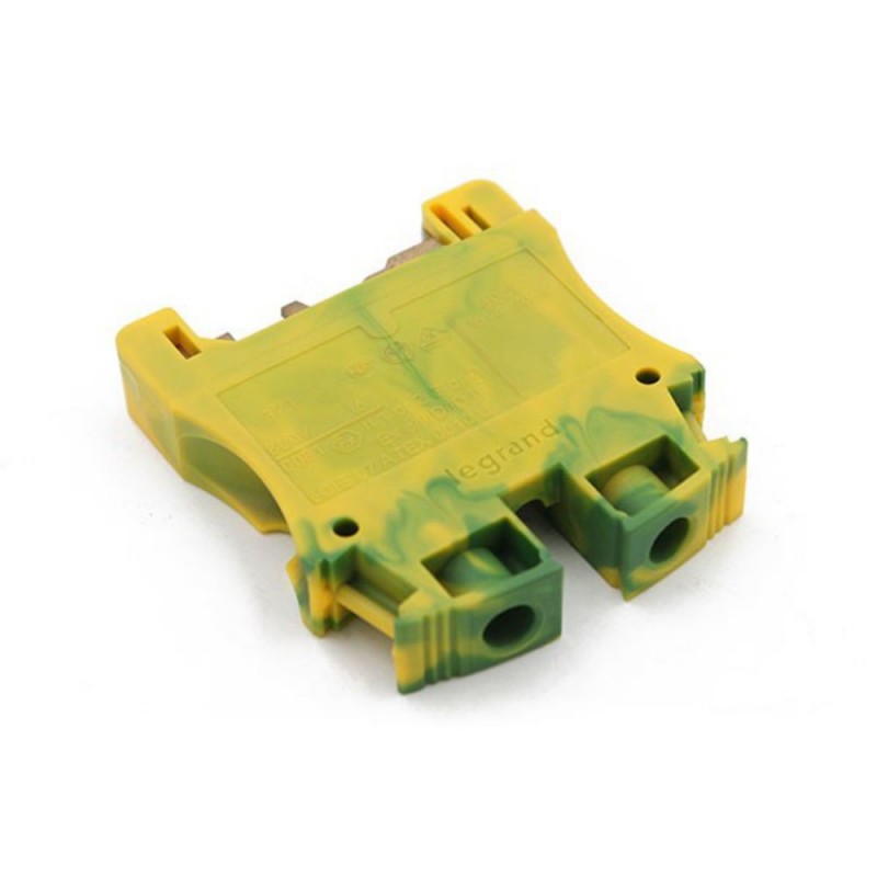 Borne de jonction vert-jaune 16 mm²