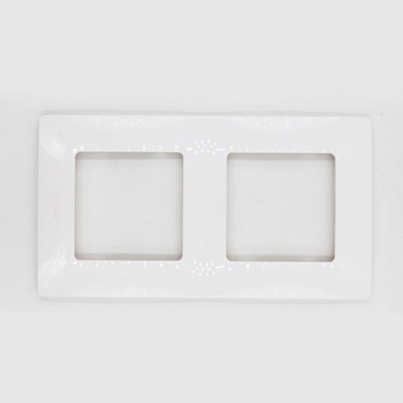 Niloe plaque double blanc
